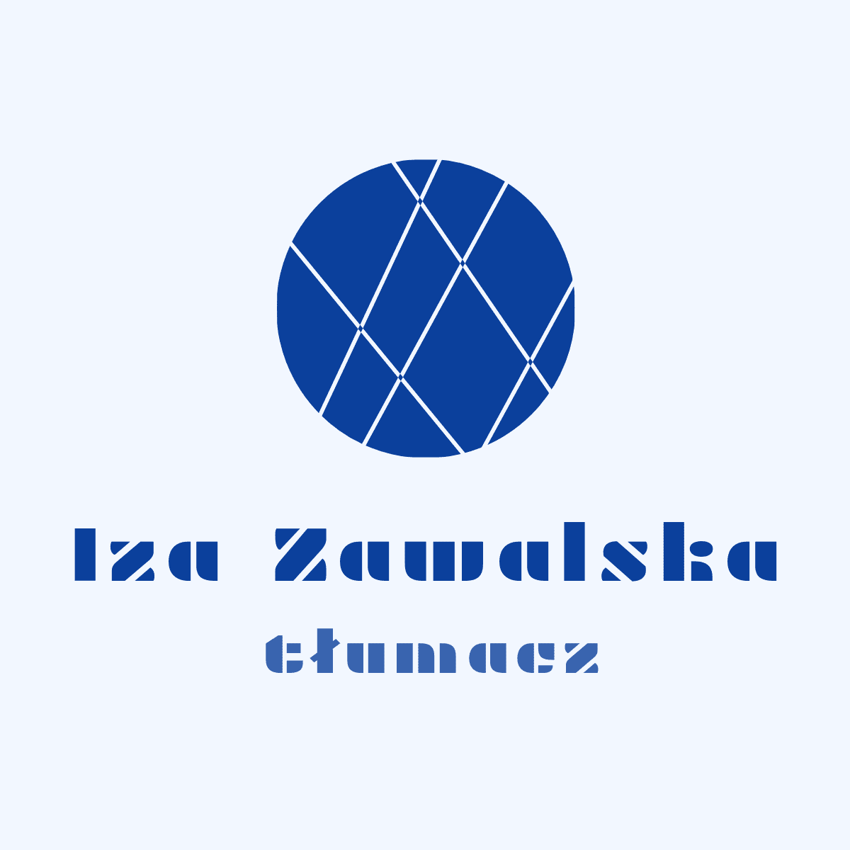 Logo firmy Iza Zawalska tłumacz