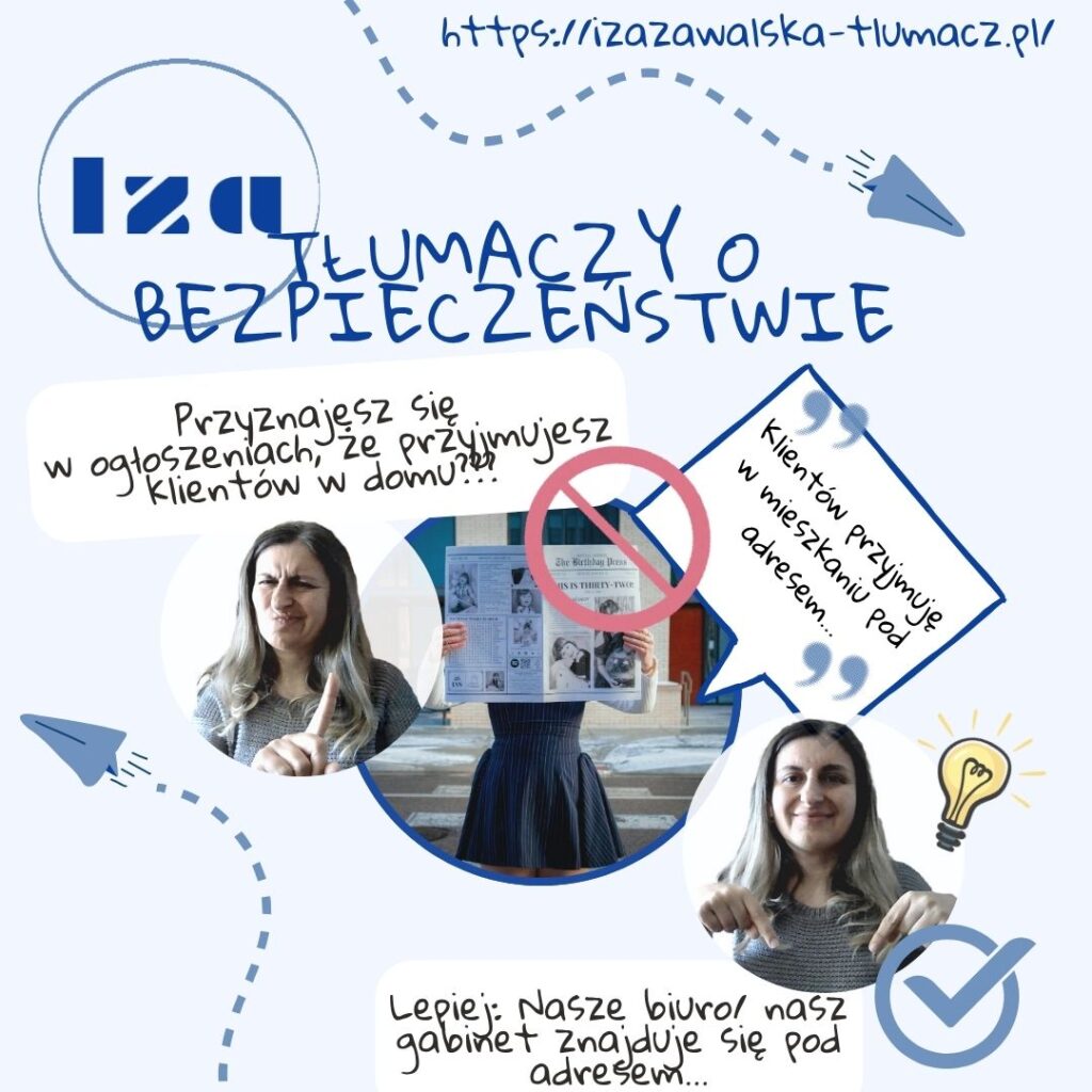 Iza Zawalska tłumaczy o bezpieczeństwie freelancera