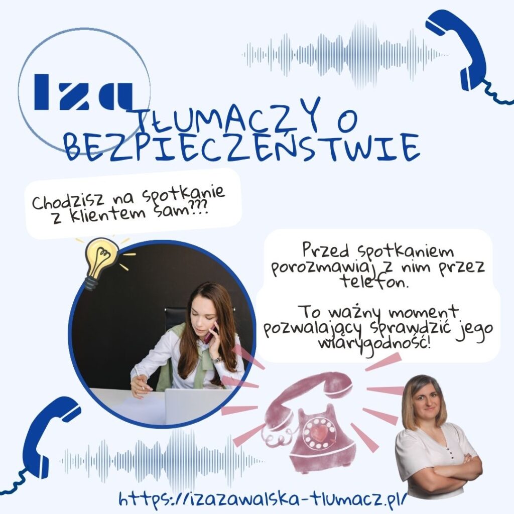 Iza tłumaczy o bezpieczeństwie freelancera
