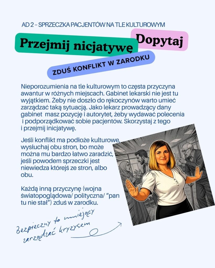 Iza Zawalska o nieporozumieniach kulturowych u lekarza.