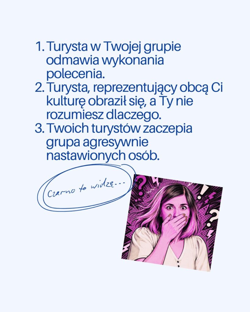 Kryzysowe sytuacje, w których może znaleźć się przewodnik