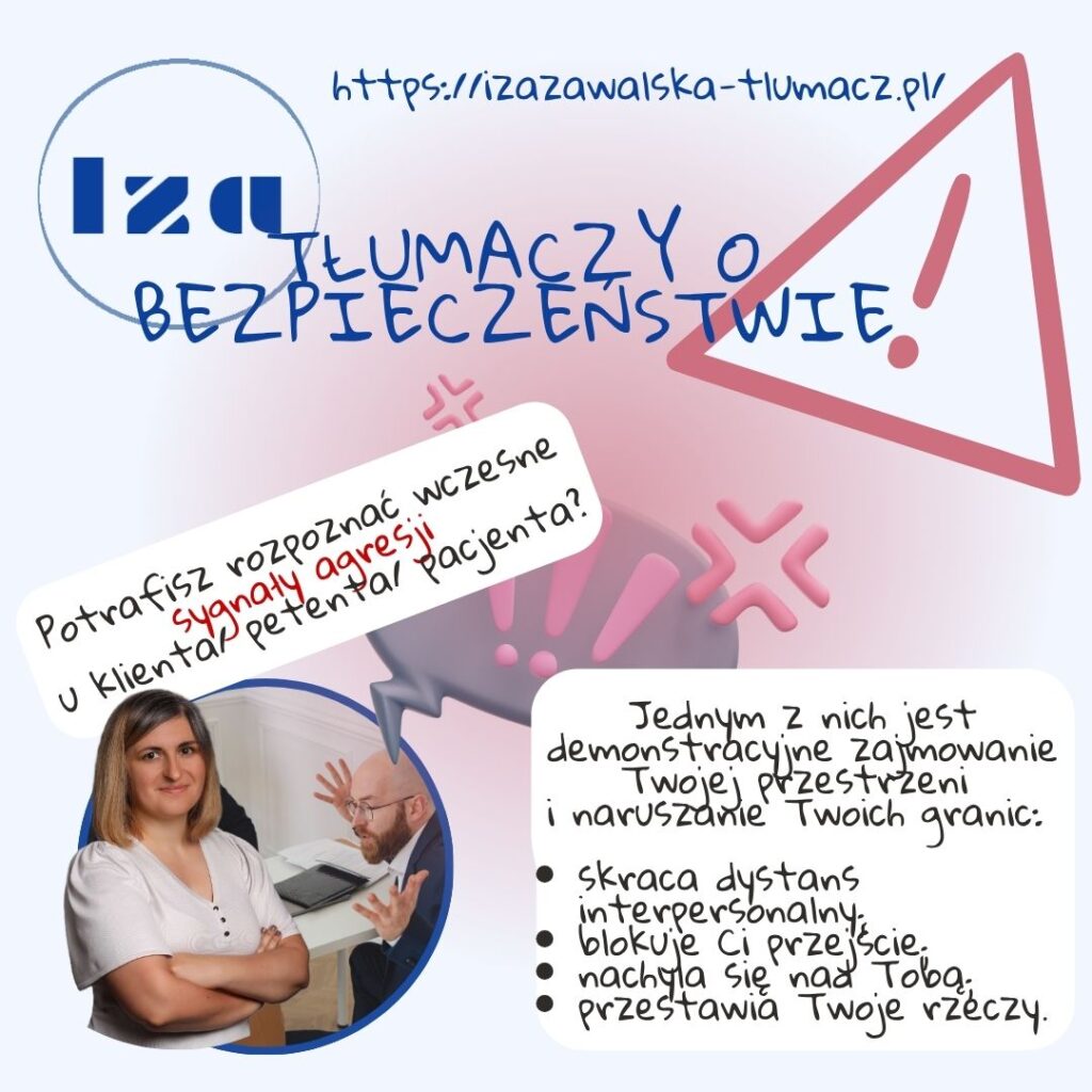 Iza tłumaczy o bezpieczeństwie freelancera – agresywny klient