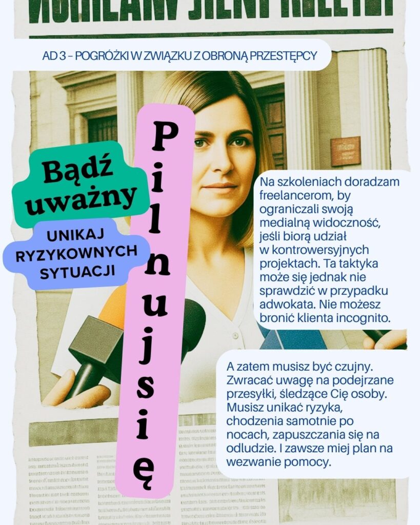 Bezpieczeństwo adwokata – pogróżki